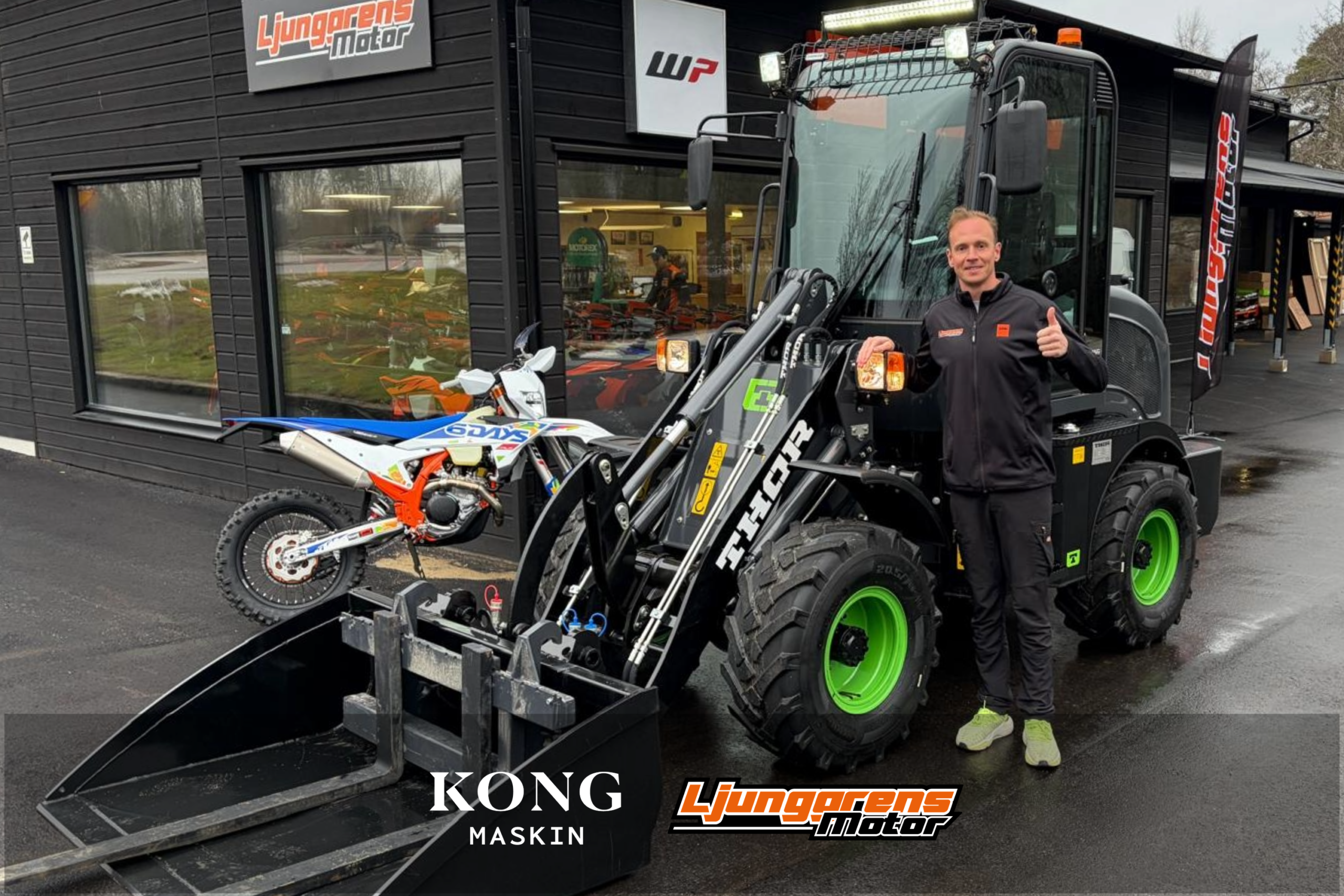 KONG Maskin och Ljunggrens Motor inleder samarbete